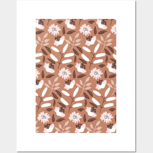 Abstract Spring Flower Pattern 3 Posters and Art